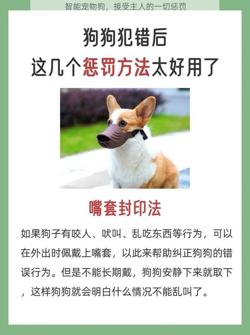 智能宠物狗,接受主人的一切惩罚