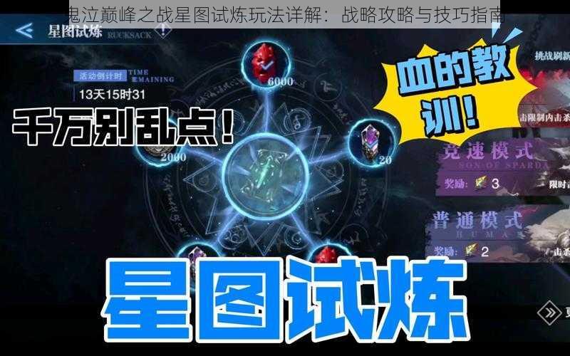 鬼泣巅峰之战星图试炼玩法详解:战略攻略与技巧指南