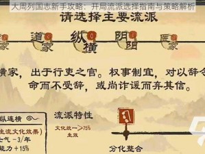 大周列国志新手攻略：开局流派选择指南与策略解析