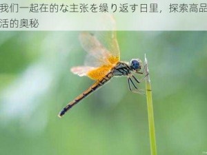 让我们一起在的な主张を缲り返す日里，探索高品质生活的奥秘