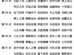 微信看图猜成语尚书第45关攻略大全：解锁关卡答案秘籍与通关指南