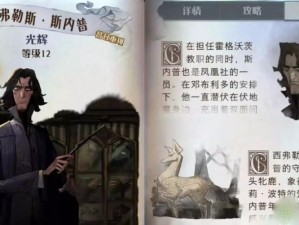 哈利波特魔法觉醒：斯内普伙伴卡全面解析与技能介绍