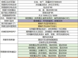 最强蜗牛许愿神龙：神龙奖赏全面解析与选项一览