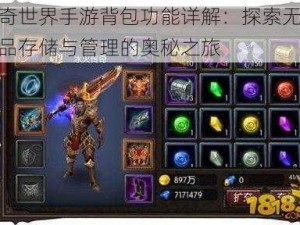 传奇世界手游背包功能详解：探索无尽物品存储与管理的奥秘之旅