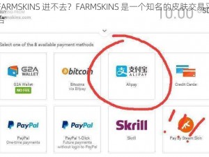 FARMSKINS 进不去？FARMSKINS 是一个知名的皮肤交易平台