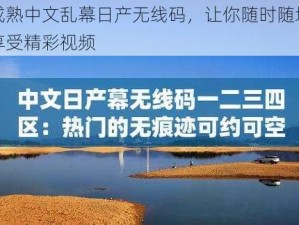 成熟中文乱幕日产无线码，让你随时随地享受精彩视频