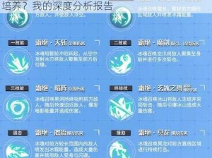 《时空猎人3》游戏冰魂角色是否值得投入资源培养？我的深度分析报告