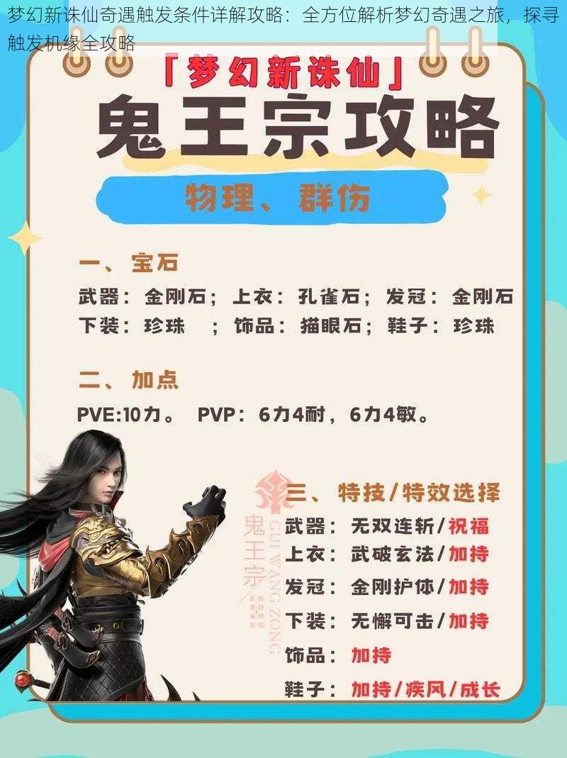 梦幻新诛仙奇遇触发条件详解攻略:全方位解析梦幻奇遇之旅,探寻触发机缘全攻略