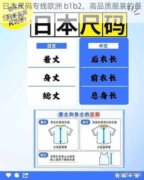 日本尺码专线欧洲 b1b2，高品质服装的最佳选择