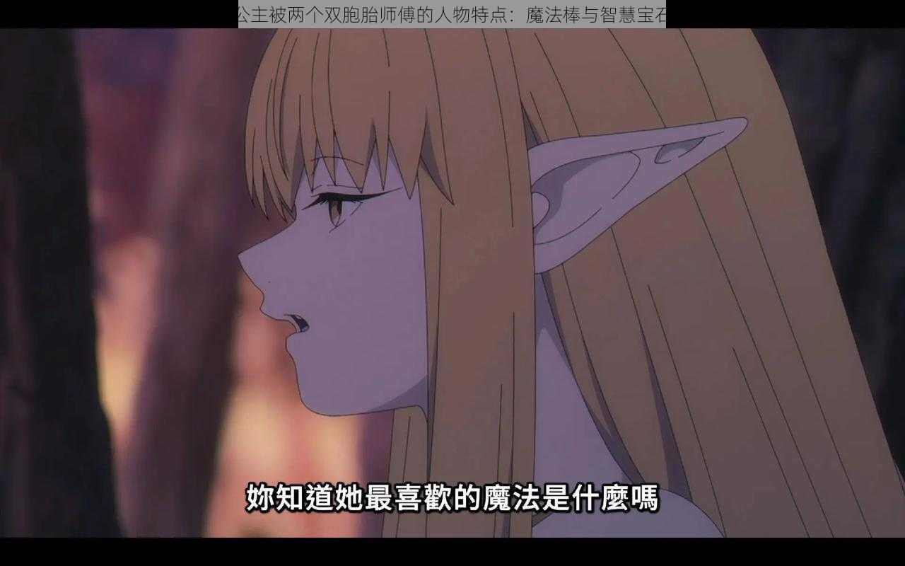 公主被两个双胞胎师傅的人物特点：魔法棒与智慧宝石