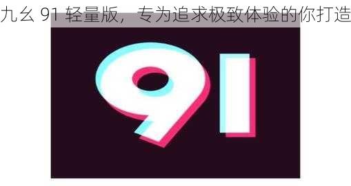 九幺 91 轻量版，专为追求极致体验的你打造