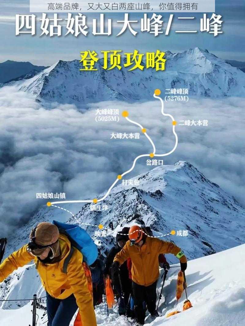 高端品牌，又大又白两座山峰，你值得拥有