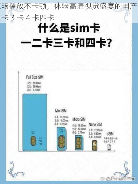 流畅播放不卡顿，体验高清视觉盛宴的国产卡二卡 3 卡 4 卡四卡