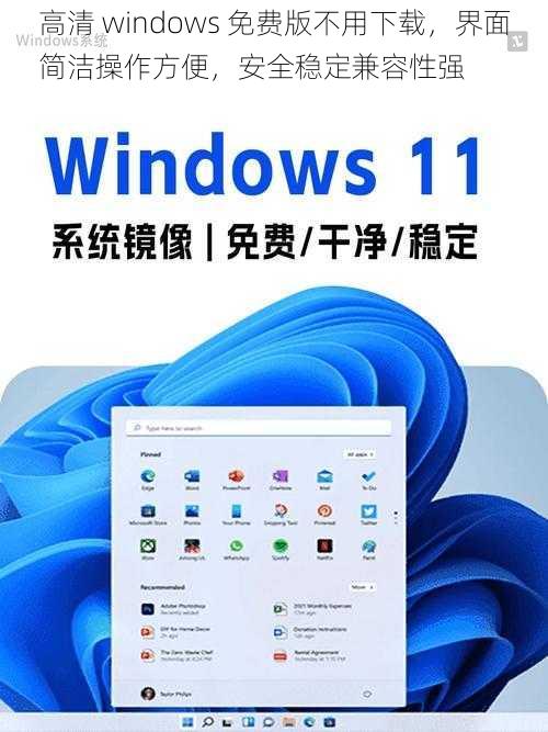 高清 windows 免费版不用下载，界面简洁操作方便，安全稳定兼容性强