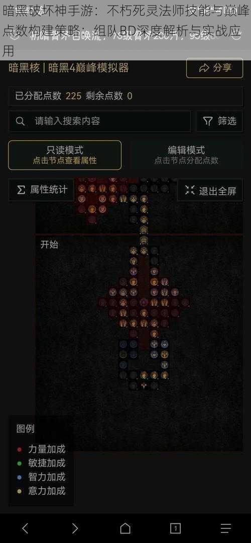 暗黑破坏神手游：不朽死灵法师技能与巅峰点数构建策略：组队BD深度解析与实战应用