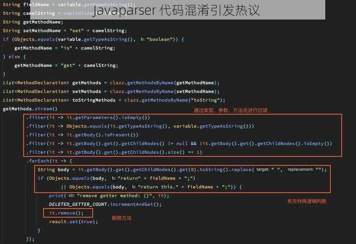 Javaparser 代码混淆引发热议