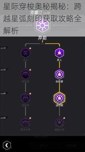 星际穿梭奥秘揭秘：跨越星弧刻印获取攻略全解析