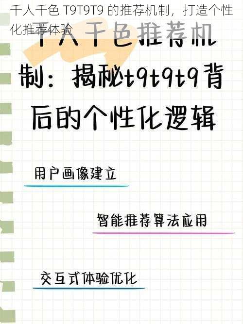 千人千色 T9T9T9 的推荐机制，打造个性化推荐体验