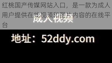 红桃国产传媒网站入口，是一款为成人用户提供在线视频和图片内容的在线平台