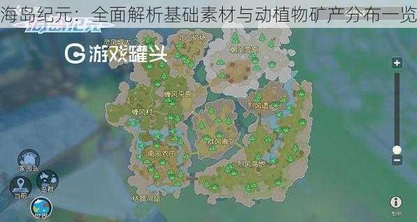 海岛纪元：全面解析基础素材与动植物矿产分布一览