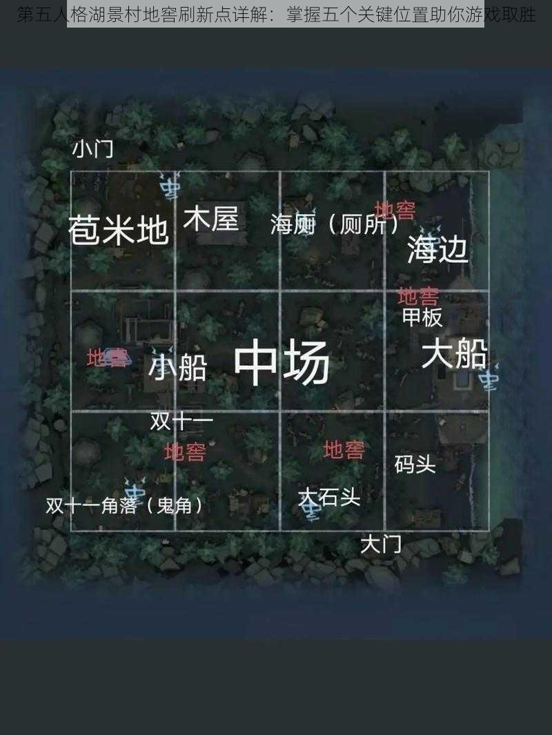 第五人格湖景村地窖刷新点详解：掌握五个关键位置助你游戏取胜