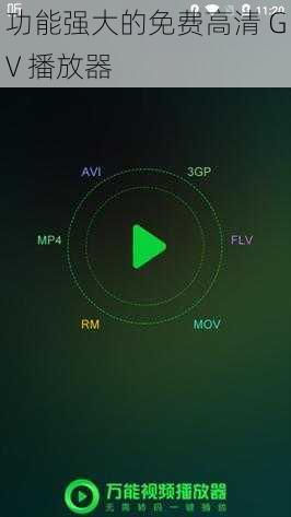 功能强大的免费高清 GV 播放器