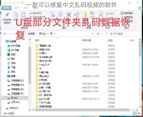 一款可以修复中文乱码视频的软件