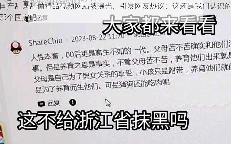 国产乱人乱偷精品视频网站被曝光，引发网友热议：这还是我们认识的那个国家吗？