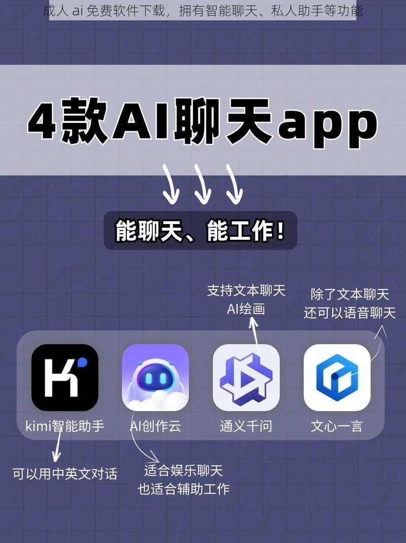 成人 ai 免费软件下载，拥有智能聊天、私人助手等功能