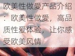 欧美性做愛产品介绍：欧美性做愛，高品质性爱体验，让你感受欧美风情