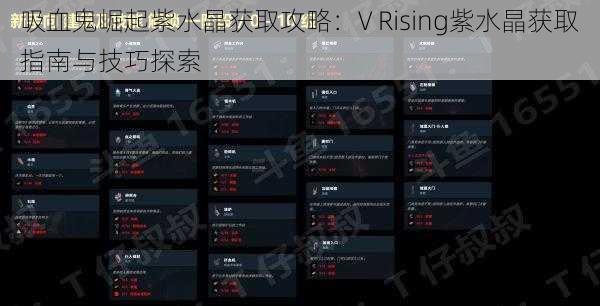 吸血鬼崛起紫水晶获取攻略：V Rising紫水晶获取指南与技巧探索