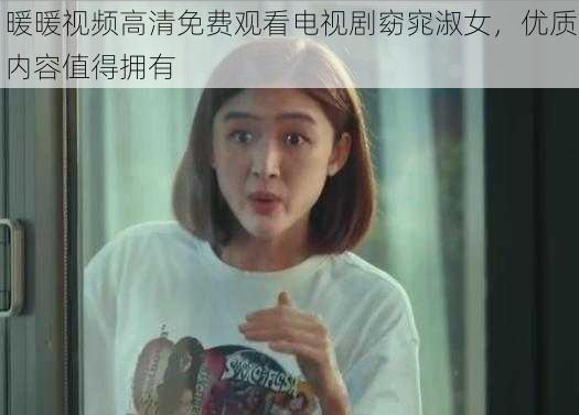 暖暖视频高清免费观看电视剧窈窕淑女，优质内容值得拥有