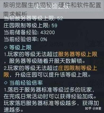 黎明觉醒生机揭秘：硬件和软件配置需求解析