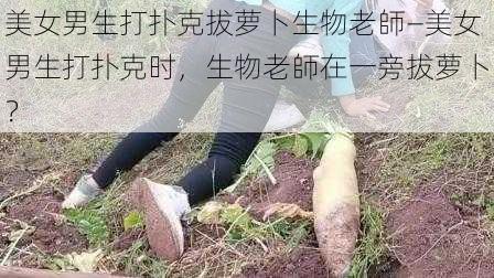 美女男生打扑克拔萝卜生物老師—美女男生打扑克时，生物老師在一旁拔萝卜？