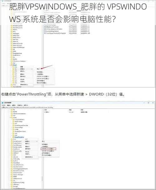 肥胖VPSWINDOWS_肥胖的 VPSWINDOWS 系统是否会影响电脑性能？