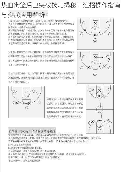 热血街篮后卫突破技巧揭秘：连招操作指南与实战应用解析