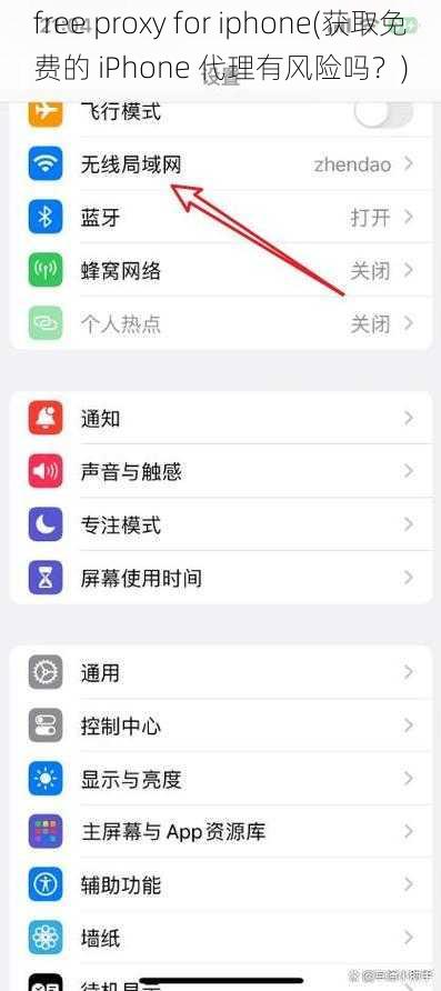 free proxy for iphone(获取免费的 iPhone 代理有风险吗？)