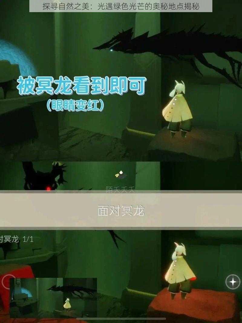 探寻自然之美：光遇绿色光芒的奥秘地点揭秘