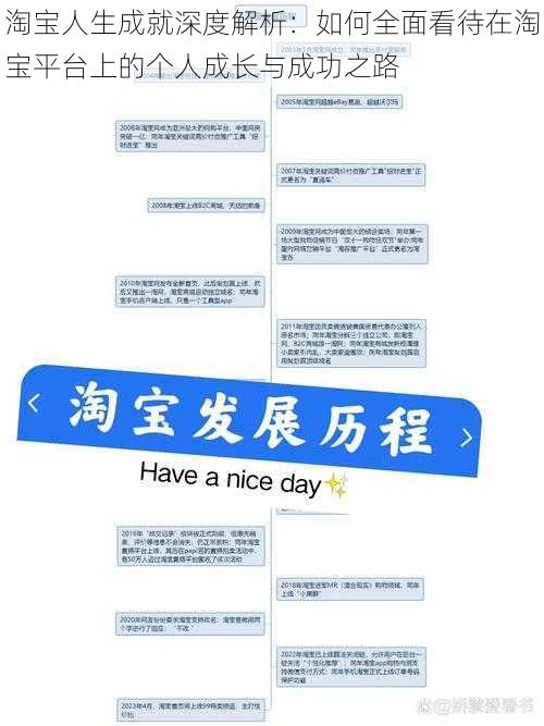 淘宝人生成就深度解析:如何全面看待在淘宝平台上的个人成长与成功之路